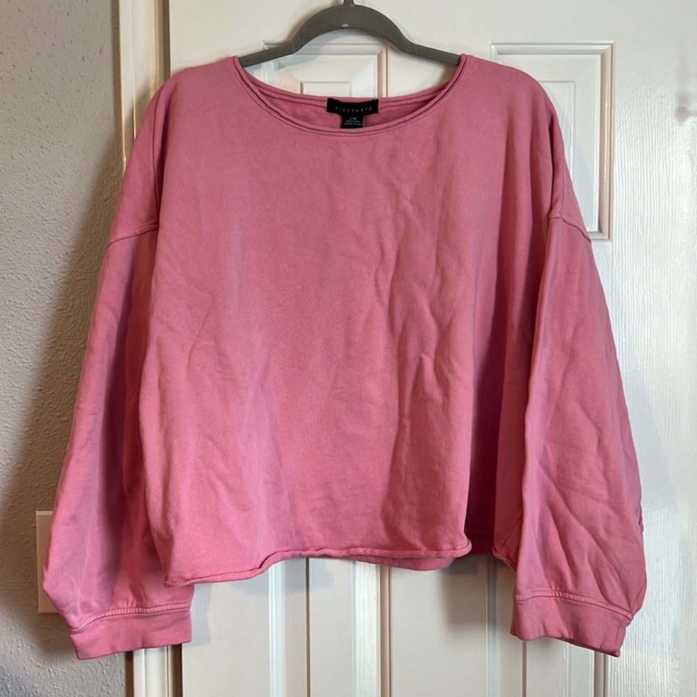 NWT Sanctuary cropped cotton sweatshirt and matching shorts